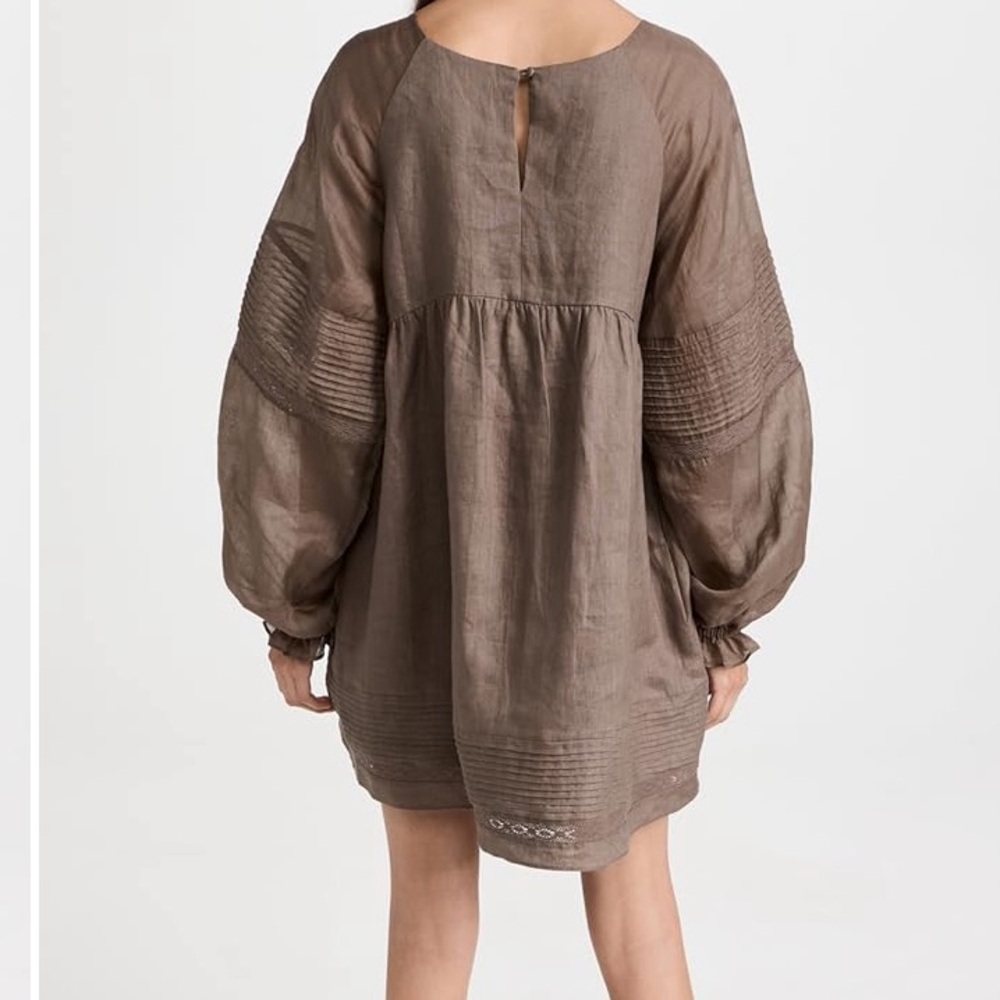 *JOSLIN* Lillian Linen Dress Size Small EUC - Picture 4 of 12